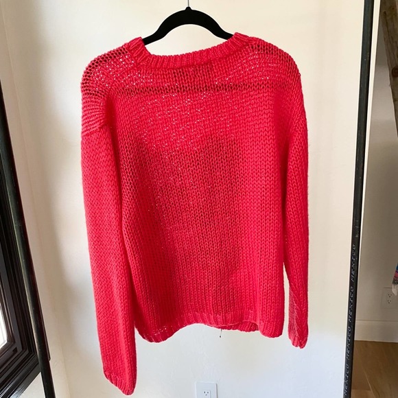 Mi Ki Women's Vintage Red/Brown Mama/Baby Koala Bear Crew Neck Sweater sz M - Picture 4 of 6